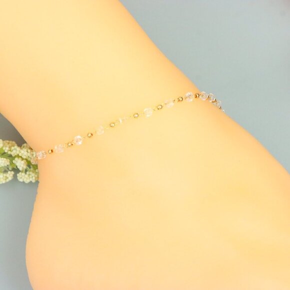 "Handmade Anklet – A Stylish Choice for Women, Thoughtful Gift Idea, EVCH1406 - Picture 2 of 10